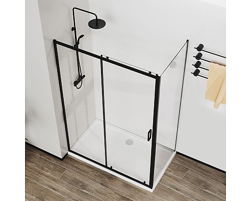 Душевой уголок Vincea City VSR-5CT9012CLB 1200x900 черный стекло прозрачное Душевой уголок Vincea City VSR-5CT9012CLB 1200x900 черный стекло прозрачное