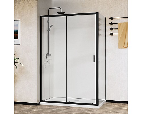Душевой уголок Vincea City VSR-5CT9012CLB 1200x900 черный стекло прозрачное Душевой уголок Vincea City VSR-5CT9012CLB 1200x900 черный стекло прозрачное