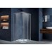 Душевой уголок Vincea Alpha VSS-3AL10CLGM, 100x100, вороненая сталь, стекло прозрачное