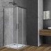 Душевой уголок Vincea Soft, 900x900, вороненая сталь, стекло прозрачное