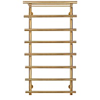 Полотенцесушитель латунный Secado Турин 6 100х40х50, водяной, бронза