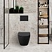 Унитаз BelBagno Colorato BB062CHR-MB подвесной Черный без сиденья