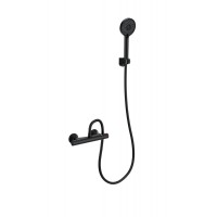 Смеситель для душа с термостатом Wonzon&Woghand, Черный матовый