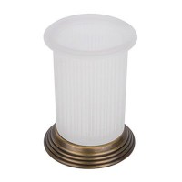 Стакан настольный Colombo Hermitag цвет античная бронза/матовое стекло