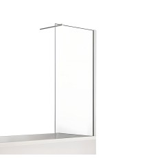 Шторка для ванны NEW TRENDY NEW SOLEO 100x140 хром