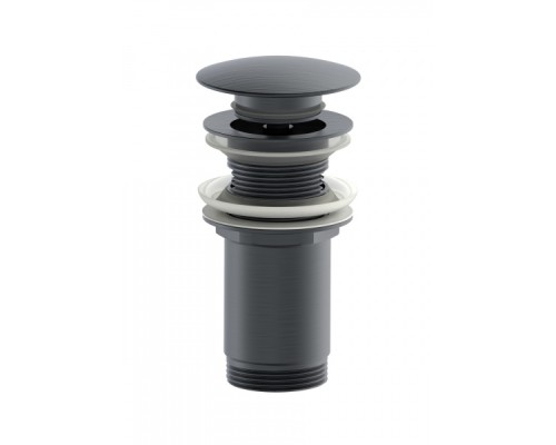 Донный клапан для раковины Wonzon&Woghand, Темный графит