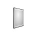 Зеркало BelBagno Kraft 60 SPC-KRAFT-600-800-LED-TCH-WARM-NERO с подсветкой Черное с сенсорным выключателем и подогревом