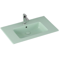 Раковина ISVEA SistemaT накладная 810x465x140 мятно-зеленый матовый 10SL51081SV-2T
