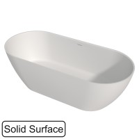 Ванна из искусственного камня Whitecross Tawna 180x80 белый матовый