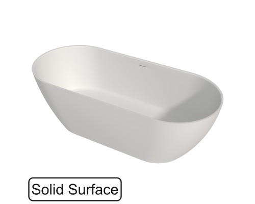 Ванна из искусственного камня Whitecross Tawna 180x80 белый матовый