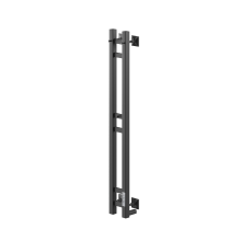 Полотенцесушитель электрический Ника Robe-1 120/10 RAL9005 черный матовый правый тэн
