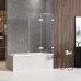 Шторка для ванны NEW TRENDY AVEXA WHITE 130x150 R белый