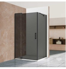 Душевой уголок Vincea Extra 1000x1100x900 черный стекло тонированное