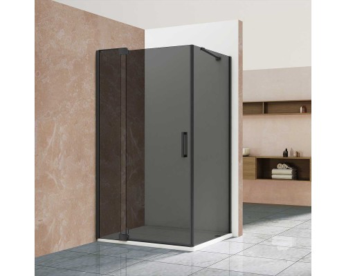 Душевой уголок Vincea Extra 1000x1100x900 черный стекло тонированное