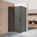 Душевой уголок Vincea Extra 1000x1100x900 черный стекло тонированное
