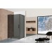 Душевой уголок Vincea Extra 1000x1100x900 черный стекло тонированное