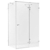 Душевое ограждение NEW TRENDY EVENTA R 80x100x200 хром