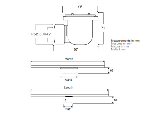 Сифон Vincea VSph-D611 с гидрозатовром