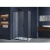 Душевой уголок Vincea Alpha VSR-3AL9011CLB, 1100x900, черный, стекло прозрачное