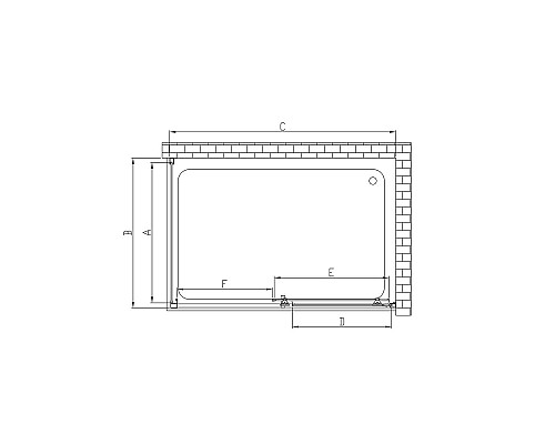 Душевой уголок Vincea Alpha VSR-3AL9014CLG, 1400x900, брашированное золото Душевой уголок Vincea Alpha VSR-3AL9014CLG, 1400x900, брашированное золото