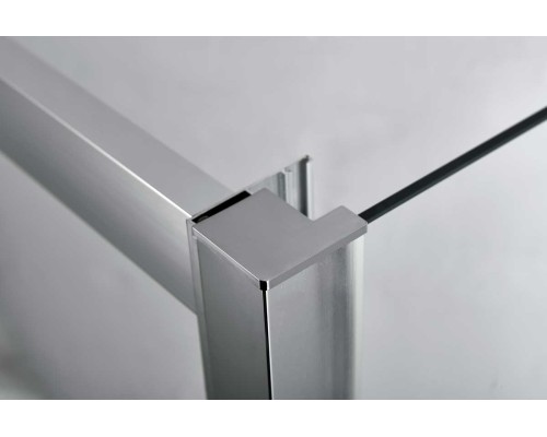 Душевой уголок Vincea Alpha VSR-3AL9011CLB, 1100x900, черный, стекло прозрачное