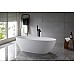 Ванна из искусственного камня Vincea VBT-4S01MW, 170x76x56, белый мат, со слив-переливом