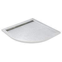 Душевой поддон из искусственного камня Cezares Tray AS 80x80 TRAY-AS-R-80-30-W Белый