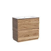 Тумба под раковину SANCOS Libra Floor напольная, 890х450х840, дуб чарльстон LB90FECH