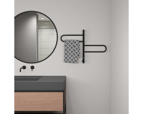 Полотенцесушитель электрический Vincea 44x60 Черный