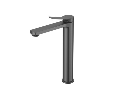 Смеситель для раковины Vincea Arco VBF-4AR02GM, вороненая сталь