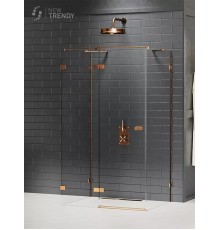 Душевое ограждение NEW TRENDY AVEXA COPPER BRUSHED L 100x120x200 медь