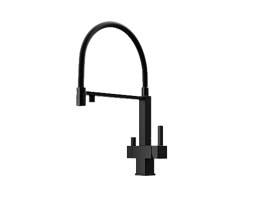 Смеситель для кухни SANCOS Moro SC4006MB с подключением фильтра для воды, матовый черный Смеситель для кухни SANCOS Moro SC4006MB с подключением фильтра для воды, матовый черный