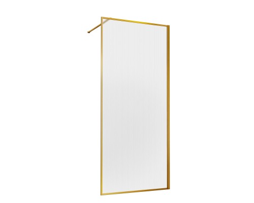 Душевая перегородка Vincea Walk-In VSW-1HP900FLBG 900x2000 брашированное золото