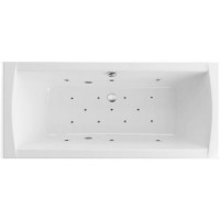 Ванна гидромассажная EXCELLENT Aquaria Lux Slim 180x80 RELAX хром