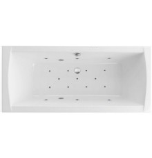 Ванна гидромассажная EXCELLENT Aquaria Lux Slim 180x80 RELAX хром