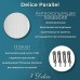 Ванна чугунная Delice Parallel 170х70 с антискользящим покрытием