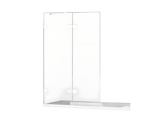 Шторка для ванны NEW TRENDY AVEXA WHITE 110x150 L белый