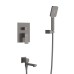 Душевая система Cezares Slider SLIDER-VDSET-GM Оружейная сталь