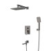 Душевая система Cezares Slider SLIDER-VDSET-GM Оружейная сталь