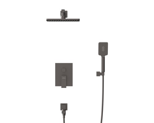 Душевая система Cezares Slider SLIDER-VDSET-GM Оружейная сталь