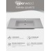 Раковина для ванной 86 см, Uperwood Parma Quartz, белая матовая, "жасмин"