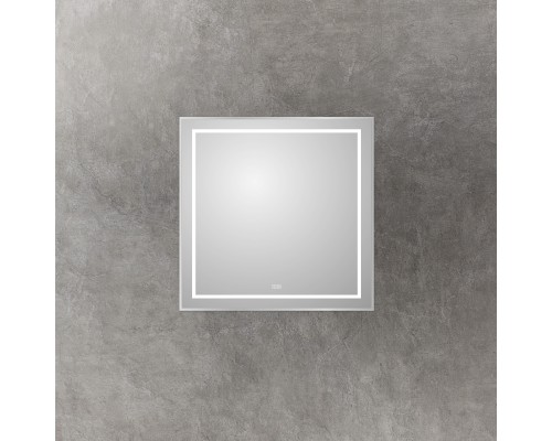Зеркало BelBagno Kraft 80 SPC-KRAFT-800-800-LED-TCH-WARM с подсветкой Сатин с сенсорным выключателем и подогревом