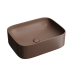 Чаша накладная прямоугольная Ceramica Nova Element 50x38 Темно-Коричневый Матовый