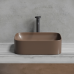 Чаша накладная прямоугольная Ceramica Nova Element 50x38 Темно-Коричневый Матовый