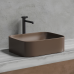 Чаша накладная прямоугольная Ceramica Nova Element 50x38 Темно-Коричневый Матовый