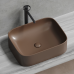 Чаша накладная прямоугольная Ceramica Nova Element 50x38 Темно-Коричневый Матовый