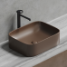 Чаша накладная прямоугольная Ceramica Nova Element 50x38 Темно-Коричневый Матовый