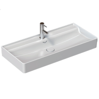 Раковина накладная ISVEA Vea 101, белый 10VAS5101I