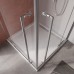 Душевой уголок Cezares Liner 120x90 L профиль Хром стекло прозрачное