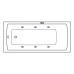 Ванна гидромассажная EXCELLENT Aquaria 160x70 SOFT белый